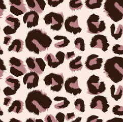 Seamless hand draw illustration leopard texture, animal print, jaguar pattern.