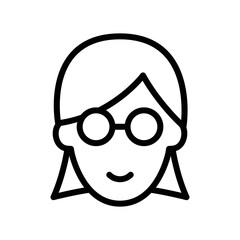 Poster - Female teacher vector icon symbol design