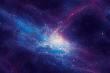 Wall Mural - stars nebula in space.
