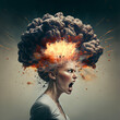 © Jonny - Exploding brain head