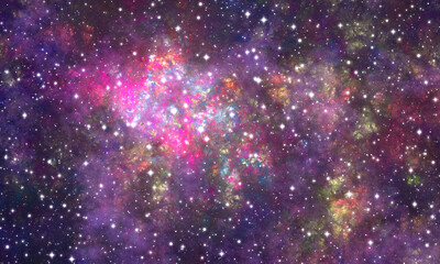 Wall Mural - background with stars