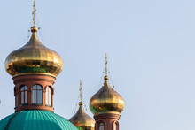 Golden Domes Of The Orthodox Church
