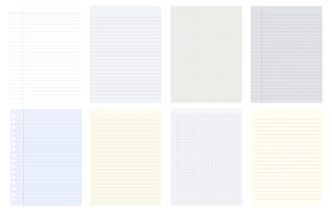 Aufkleber - lined paper background. in A4 size for design work cover book presentation. brochure layout and flyers poster template.