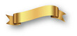 © Heyauli  - ribbon gold color Christmas ribbon with shadow, xmas wrap element template