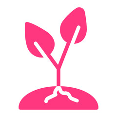 plant gradient icon