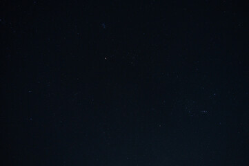 Wall Mural - night sky with stars sparkling on dark blue background