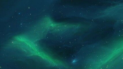 Wall Mural - Beautiful cosmic 4k video footage. Gas clouds and stars. Galaxy.	