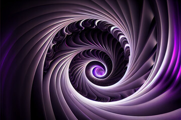 Aufkleber - Abstract swirl tunnel with purple light on a background pattern textured for design.	