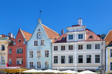 Fototapete - Town Hall Square in Tallinn, Estonia