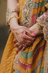 Poster - henna tattoo on hands