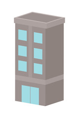 Wall Mural - city building icon