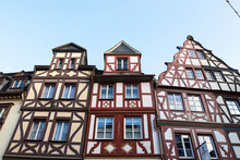 Building Facades In Market Square In The City Of Cochem, Germany