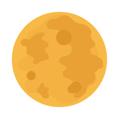 Poster - moon icon design