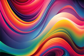 Canvas Print - abstract colorful background