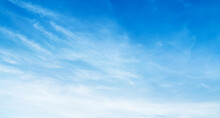 Beautiful Blue Sky With White Cloud Background