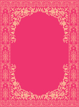 Islamic Abstract Frame. Persian Traditional Motif Design