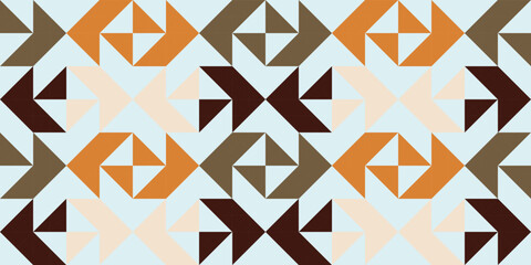  Geometric trendy fashioned seamless pattern
