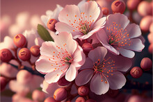Illustration Of Cherry Blossom , Sakura
