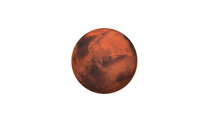 Wall Mural - planet mars 3d isolated