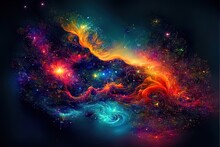 Galaxy Stars Cosmic Pattern