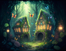 Explore The Enchanted Fairy Forest Of Magical Butterflies And Mythical Creatures