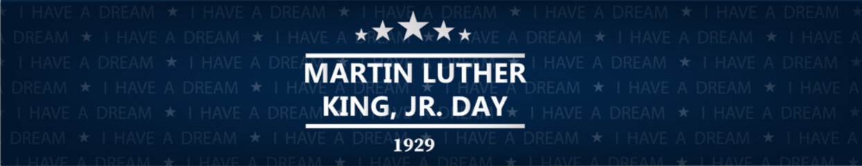 Martin Luther King Jr. Day Background Design.