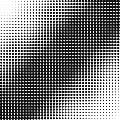 Wall Mural - Diagonal Line Halftone Dot Texture Pattern