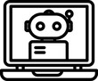 Robo Advisor Vector Icon

