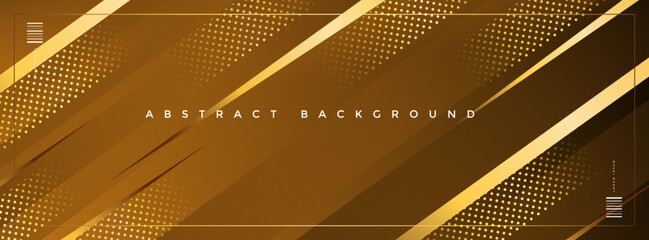 Dark yellow luxury gradient modern banner background