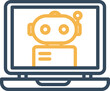 Robo Advisor Vector Icon
