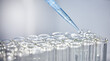 © Jesse B/peopleimages.com - Science, test tubes and syringe for research, experiment or project in chemistry laboratory. Glass vials, innovation and chemical liquid for scientific innovation or analysis in a pharmaceutical lab.