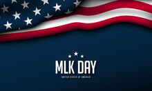 United States Of America MLK Day Background Design.