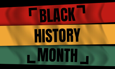 Wall Mural - Vector Illustration of Black History Month.