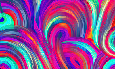 Wall Mural - abstract colorful bright background