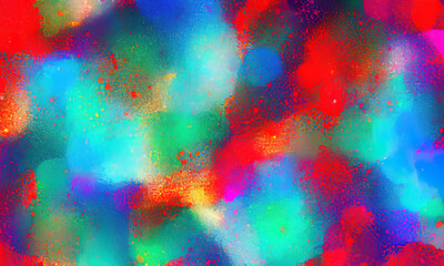 Sticker - abstract colorful bright background