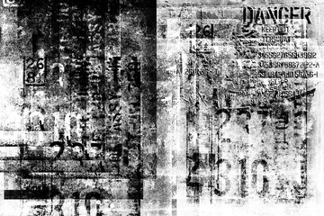 Wall Mural - Abstract grunge futuristic cyber technology background. Sci-fi circuit design. Blueprint on old grungy surface. Futuristic technology design. Cyber punk backdrop