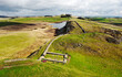 Hadrians Wall, Crag Lough, milecastle, Roman, wall, frontier, empire, Hadrian, Britain, British, milecastle 39, Northumberland, Whin Sill, legionary, border, fortification, landscape, view, vista