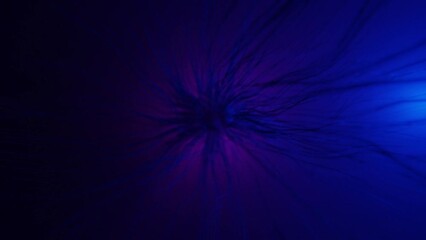 Wall Mural - Blue technology connection abstract background