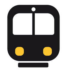 Poster - train icon illustration