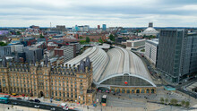 Liverpool Lime Street Train Station From Above - Drone Photography
