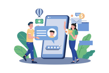 Wall Mural - Business Marketing Management