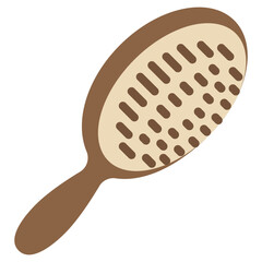 Poster - cushion brush flat icon