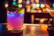© TungYueh - Dazzling fluorescent cocktails. Party at a nightclub.