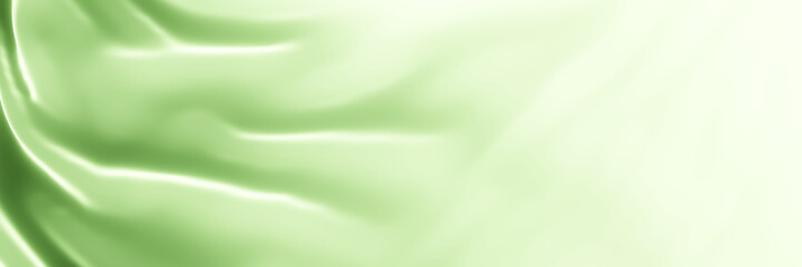 Wall Mural - Green abstract wave background.