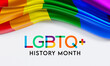 © Waseem Ali Khan - LGBTQ History month is observed each year in February, 3D Rendering