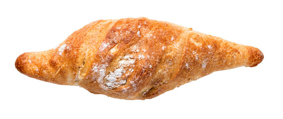 Canvas Print - baked bread on transparent background. png file