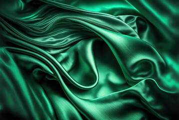 green fabric - generative ai