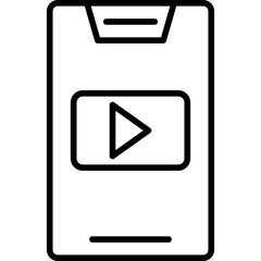 Sticker - video icon