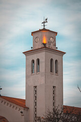 Wall Mural - tower of the church