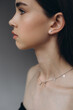© Ananass - portrait of a young girl with clean skin without makeup, stylish minimalism and girlish beauty